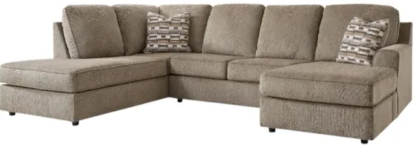 Signature Design by Ashley® O'Phannon 2-Piece Briar Sectional with Left-Arm Corner Sofa Section and Right Arm Chaise