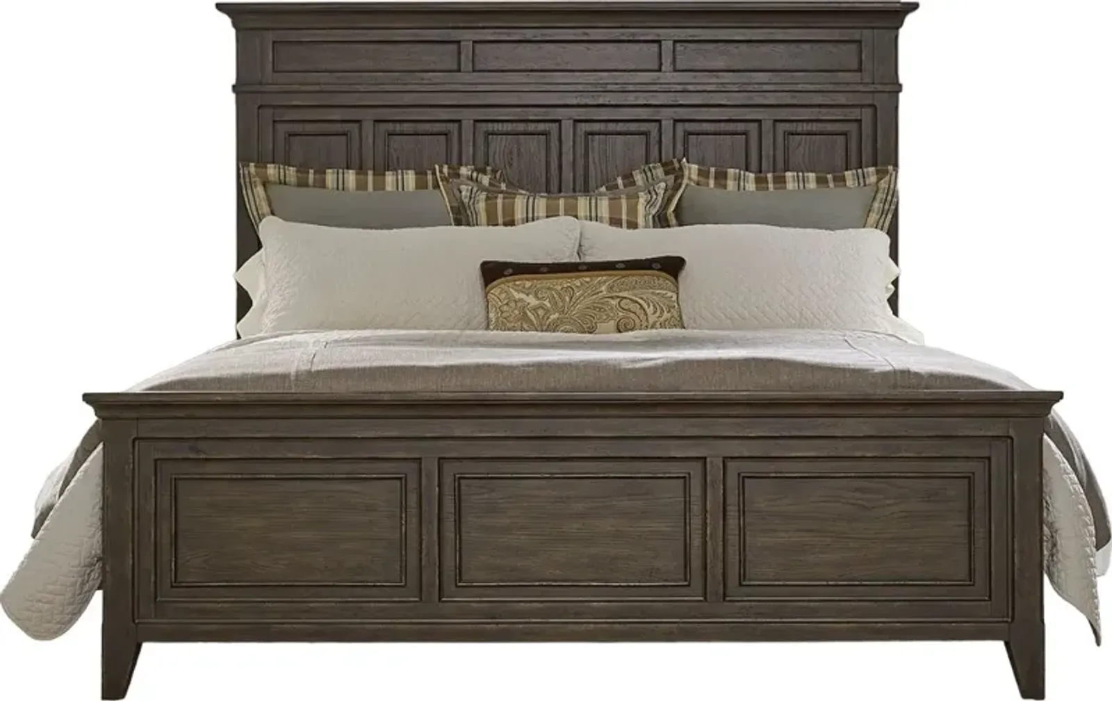 Liberty Furniture Paradise Valley Saddle Brown Queen Panel Bed