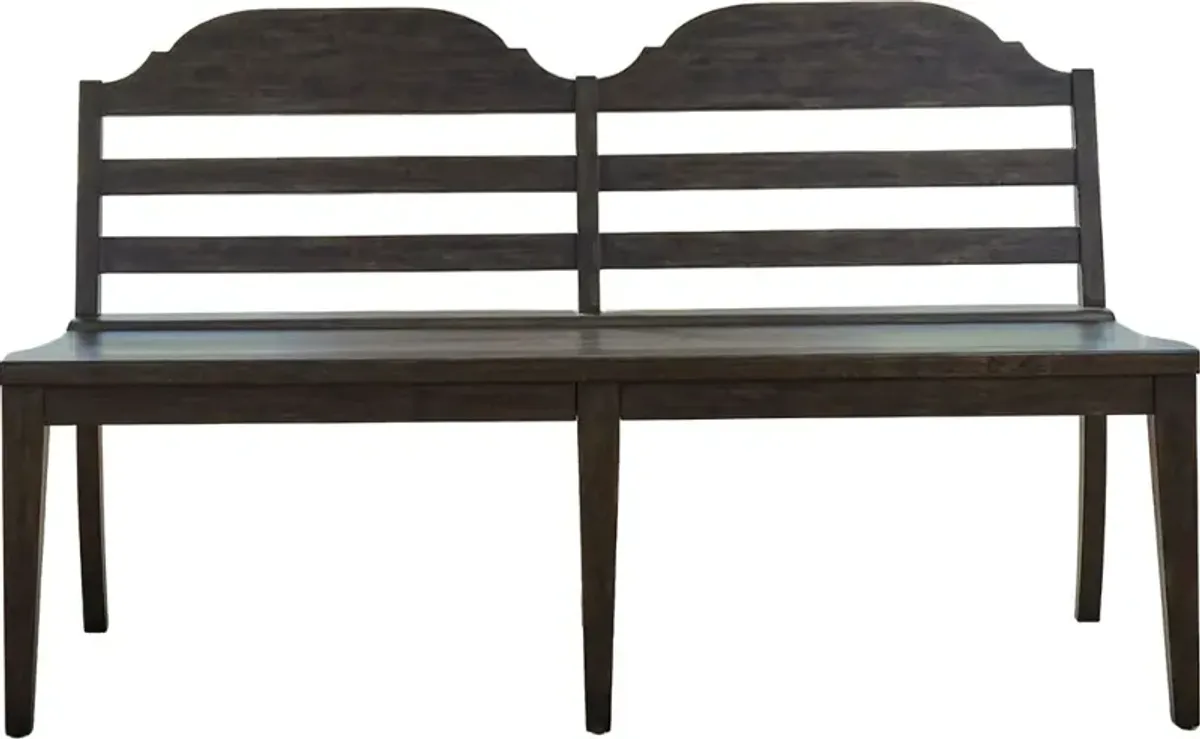 Liberty Furniture Paradise Valley Saddle Brown Dining Bench