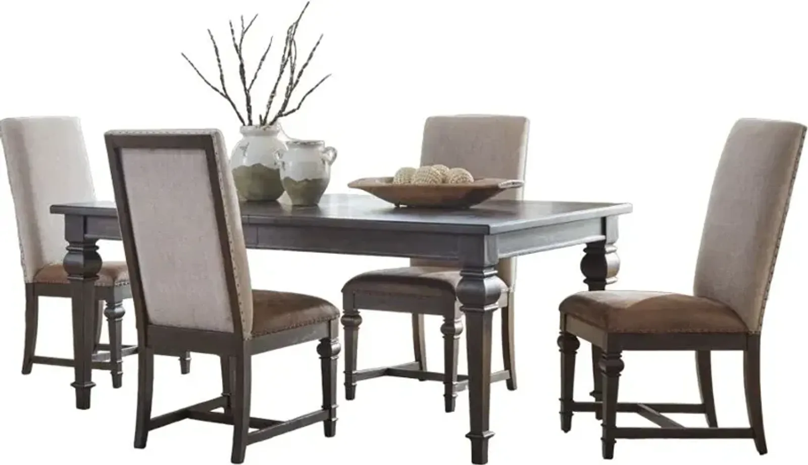 Liberty Furniture Paradise Valley Optional 5-Piece Saddle Brown Dining Table Set