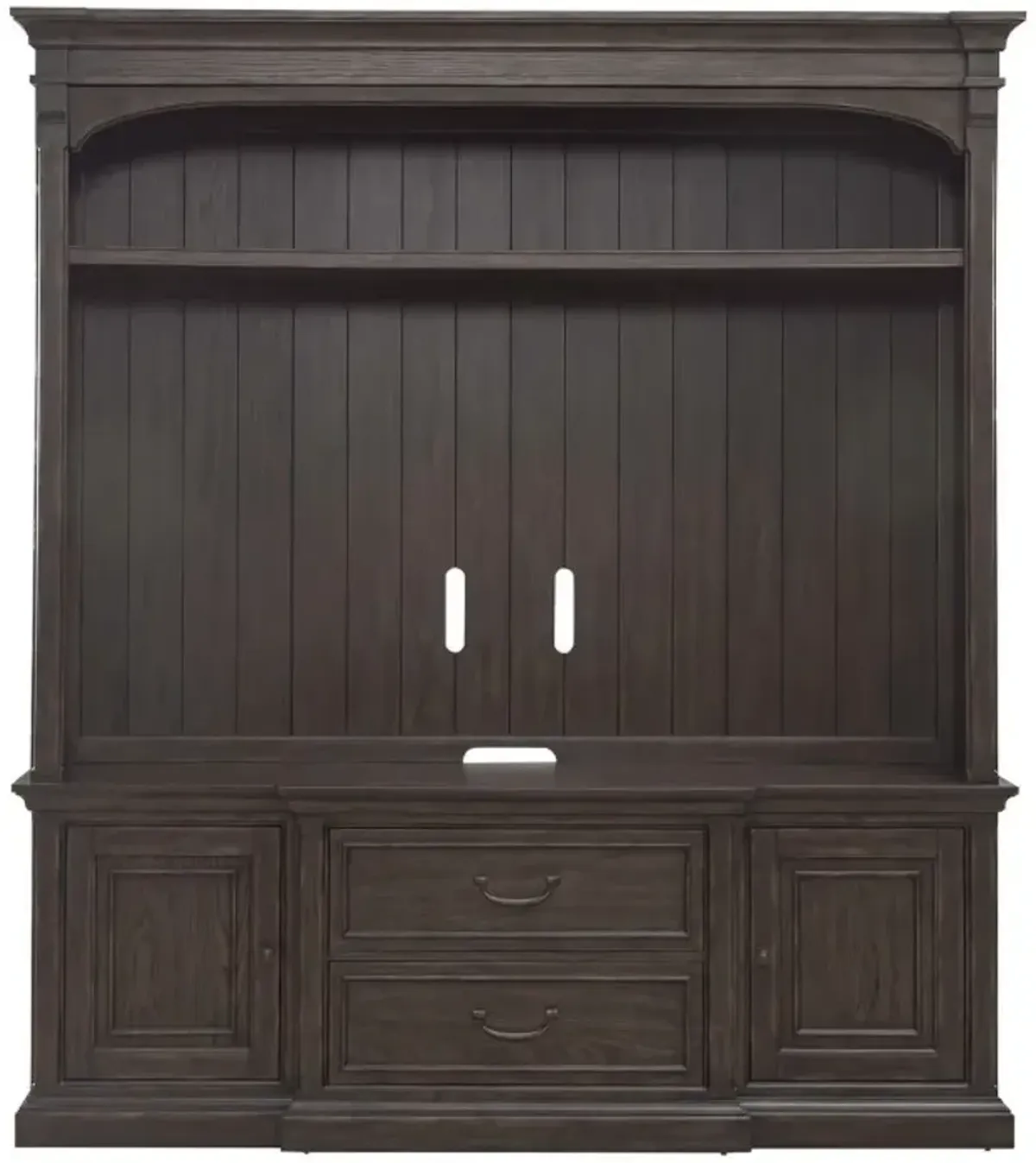 Liberty Furniture Paradise Valley Saddle Brown Entertainment Center