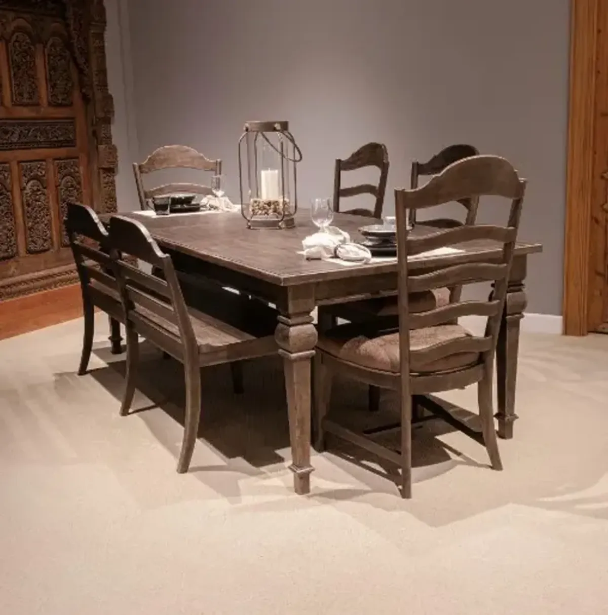 Liberty Furniture Paradise Valley Saddle Brown Dining Table