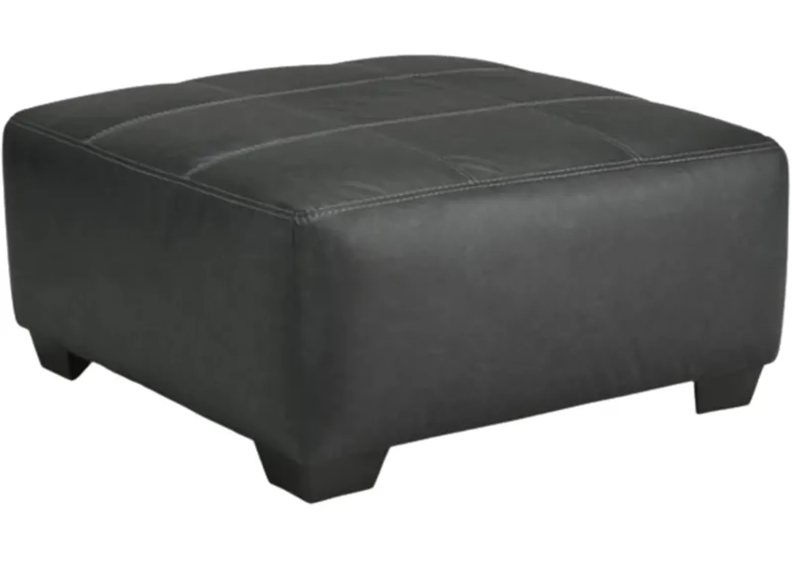 Benchcraft® Brixley Pier Graphite Oversized Accent Ottoman