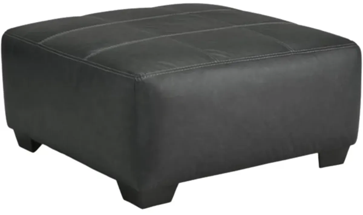 Benchcraft® Brixley Pier Graphite Oversized Accent Ottoman