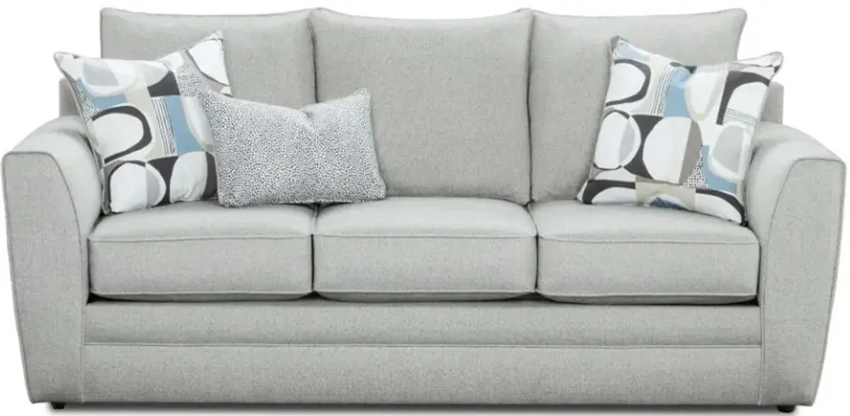 Fusion Furniture Max Gray Sofa