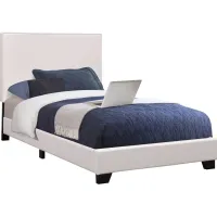 Coaster® Muave White Twin Upholstered Bed 