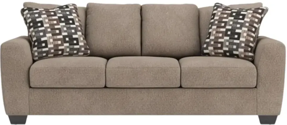 Benchcraft® Triston-Peaks Suede Sofa
