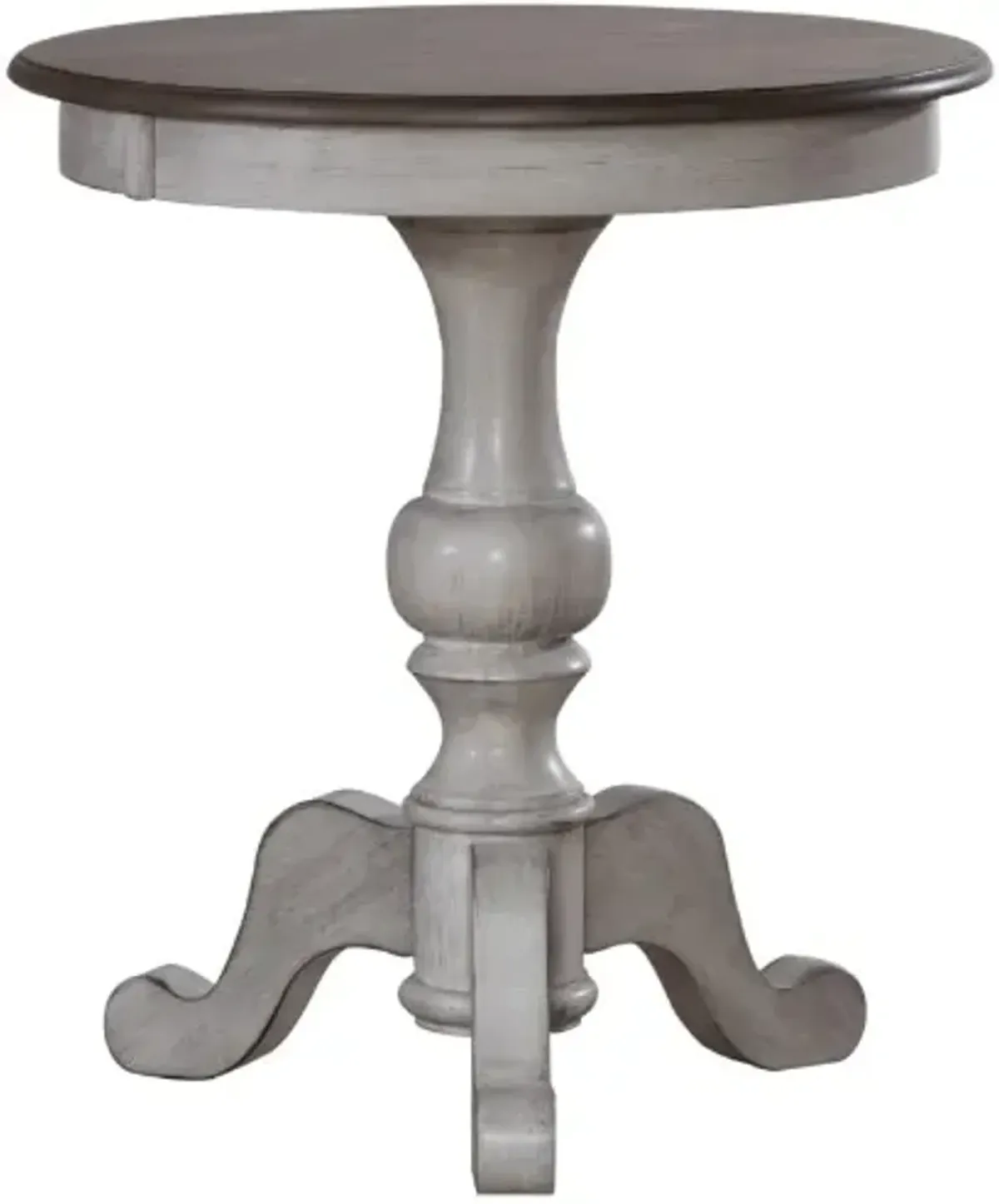 Liberty Furniture Ocean Isle Antique White Round End Table