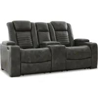Signature Design by Ashley® Soundcheck Storm Power Reclining Loveseat