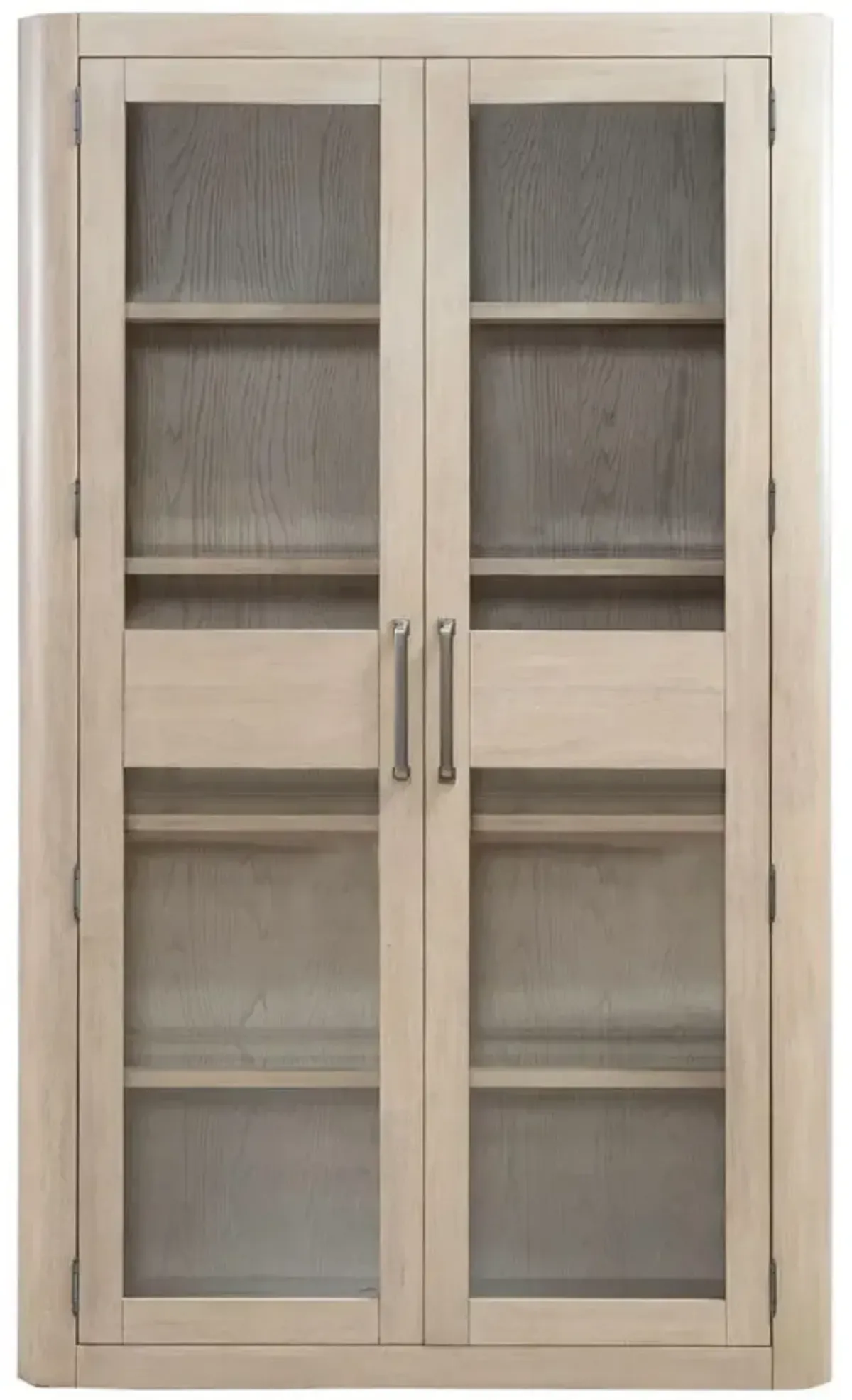 Liberty Furniture South Bend Cloud White Bunching Display Cabinet