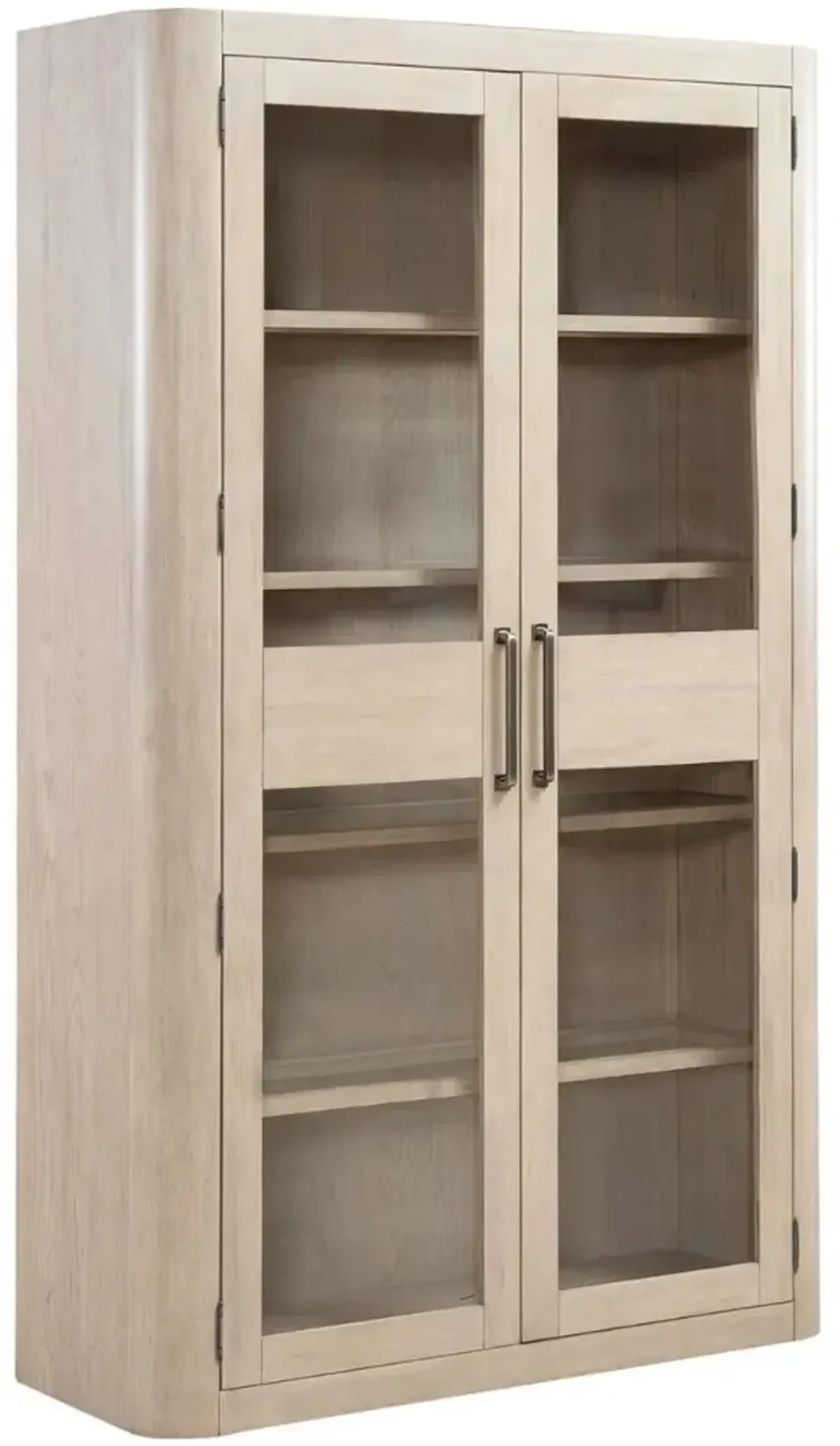 Liberty Furniture South Bend Cloud White Bunching Display Cabinet