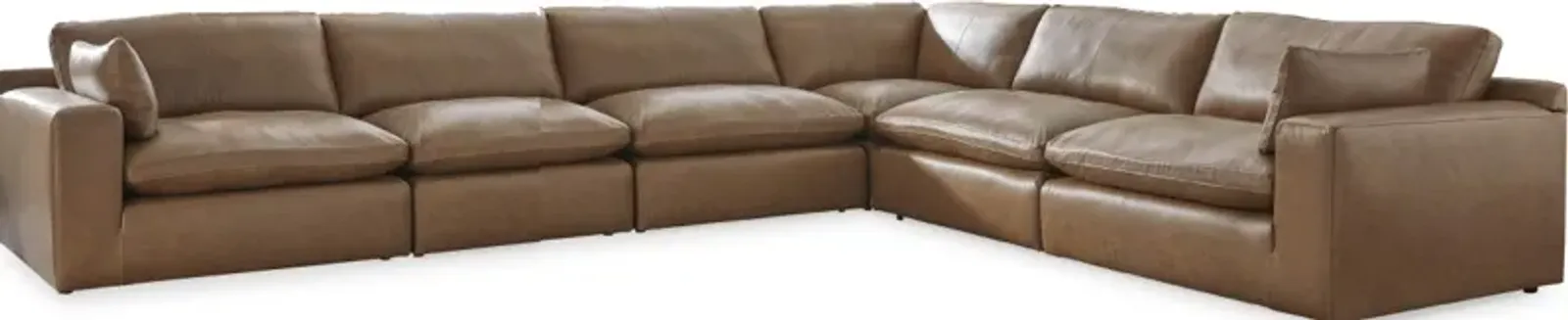 Signature Design by Ashley® Emilia 6-Piece Caramel Sectional