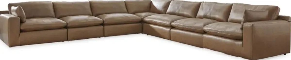 Signature Design by Ashley® Emilia 7-Piece Caramel Sectional