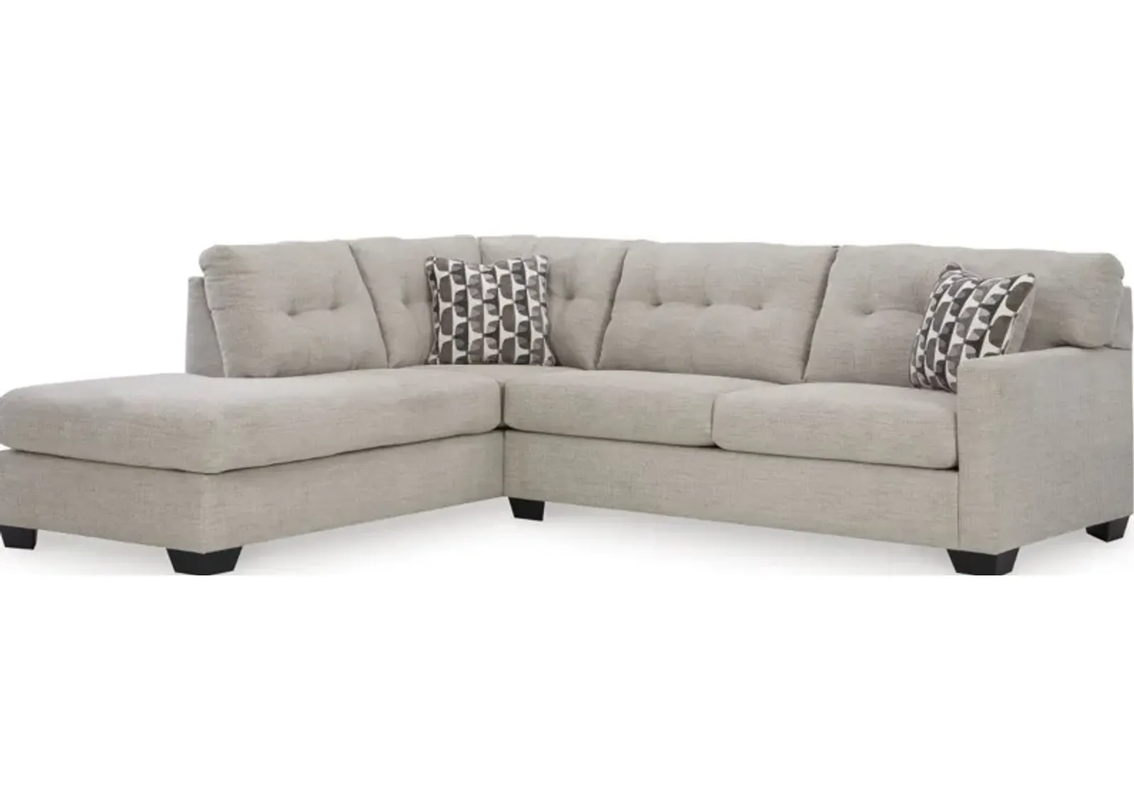 Signature Design by Ashley® Mahoney 2-Piece Pebble Left-Arm Facing Sectional and Chaise