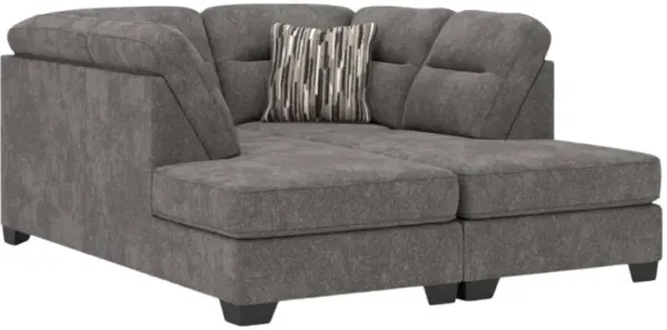 Benchcraft® Olten 2-Piece Graphite Modular Super Chaise