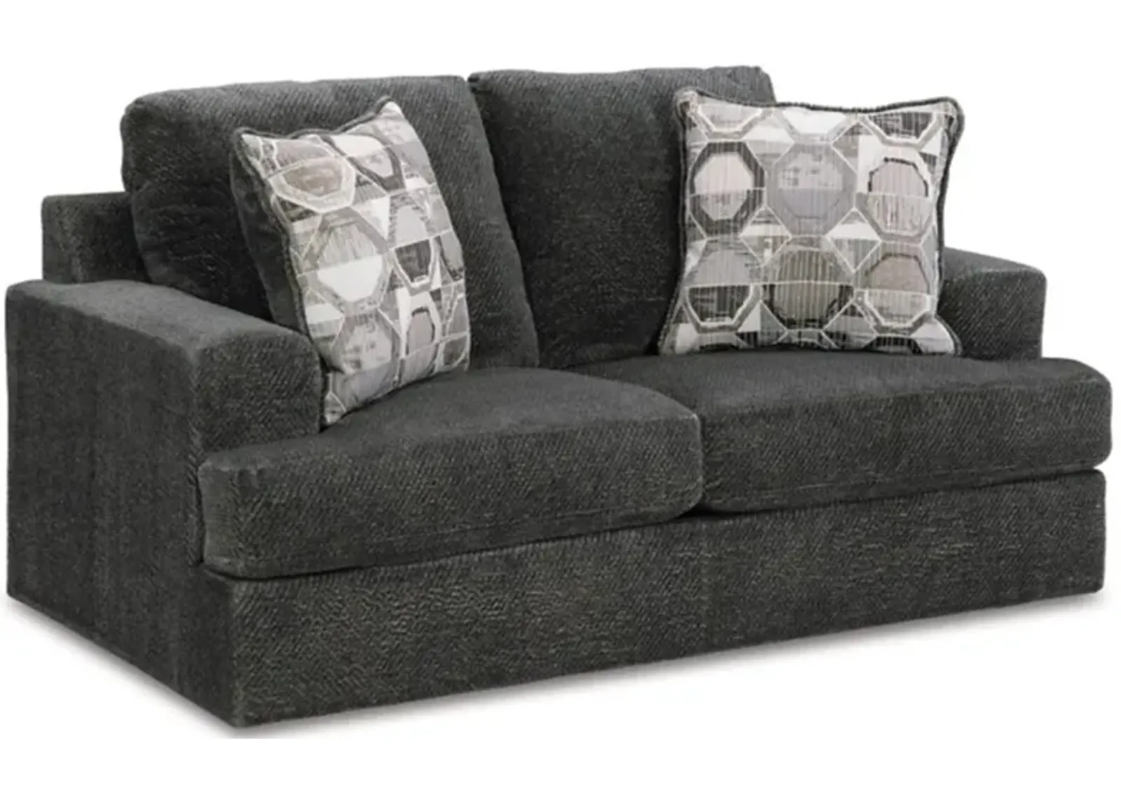 Signature Design by Ashley® Karinne Smoke Loveseat