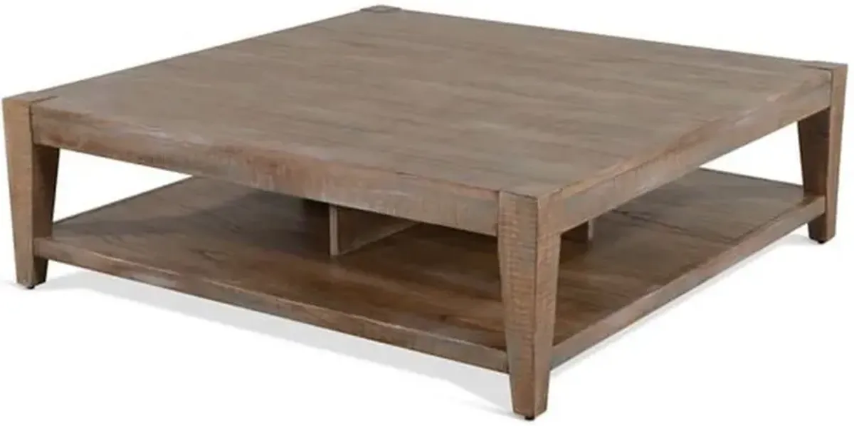 Sunny Designs Vivian Weathered Brown Coffee Table