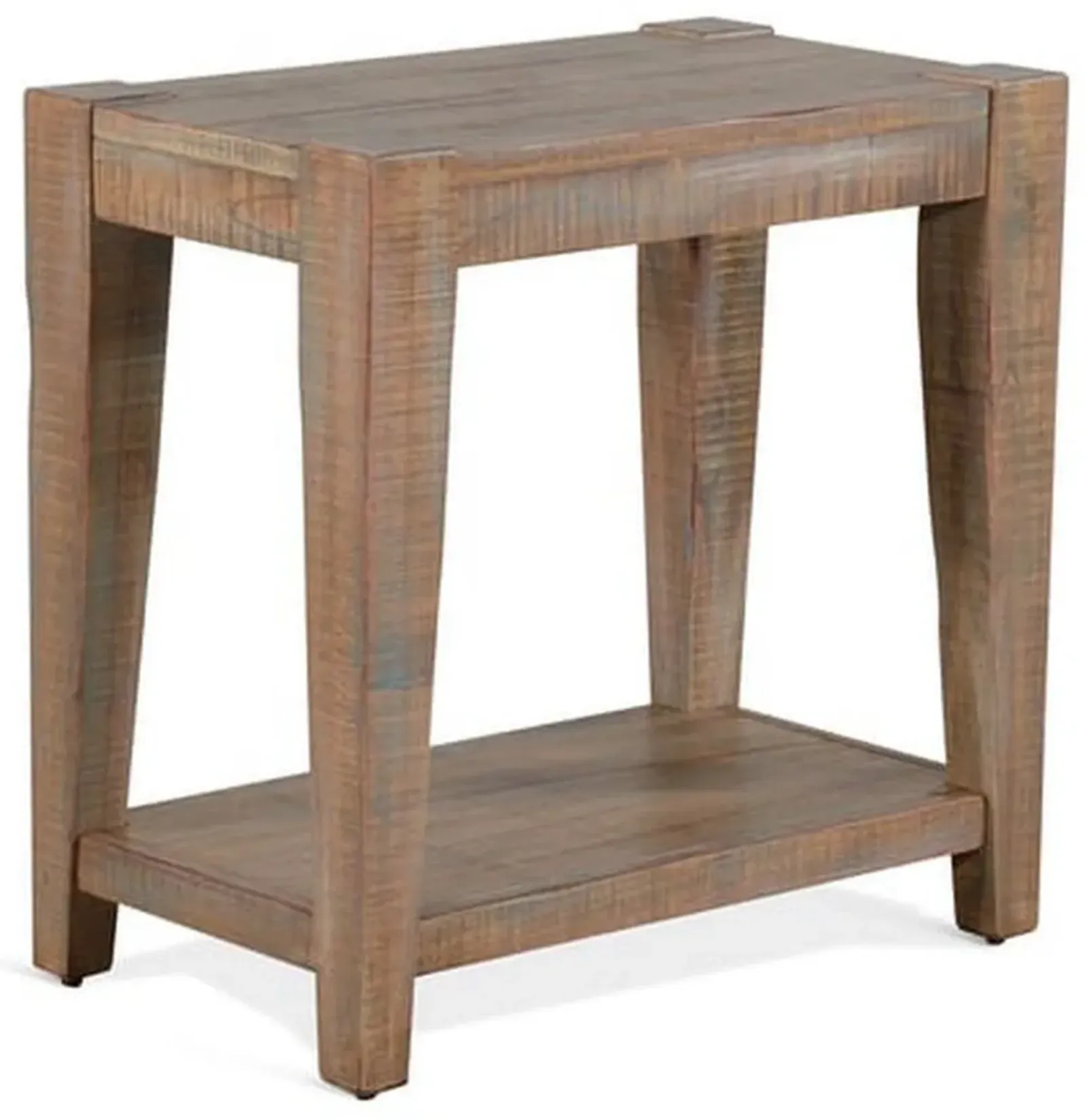 Sunny Designs Vivian Weathered Brown Chair Side Table