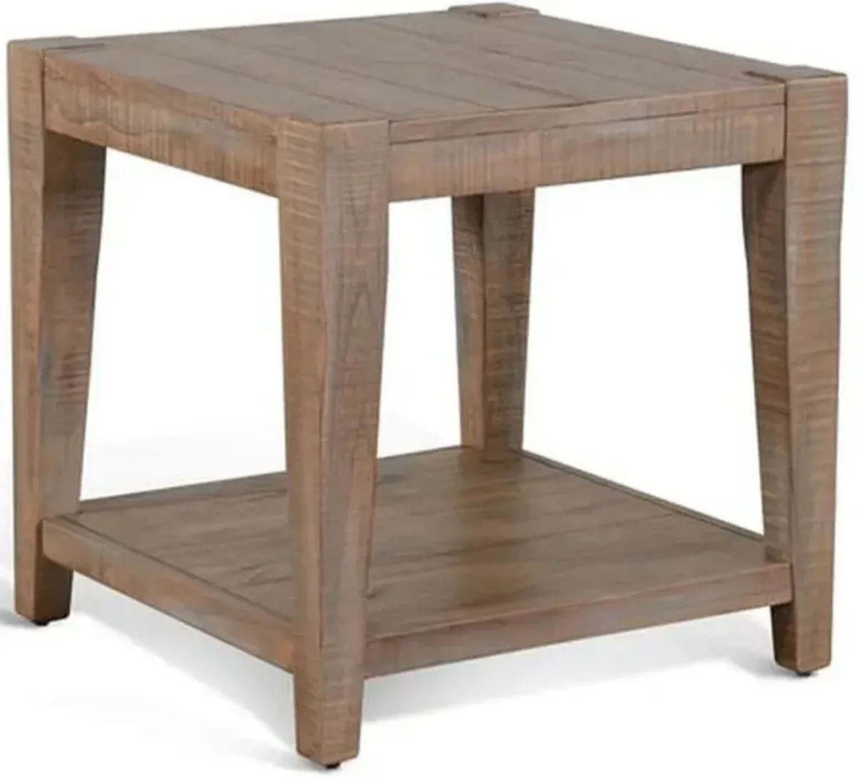 Sunny Designs Vivian Weathered Brown End Table
