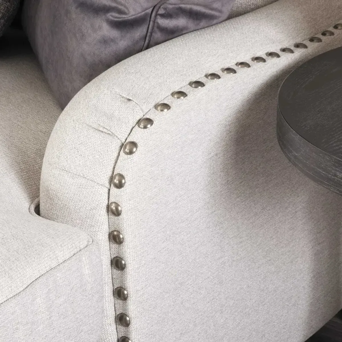 Benchcraft® Dellara 4-Piece Chalk Right-Arm Facing Sectional with Corner Chaise