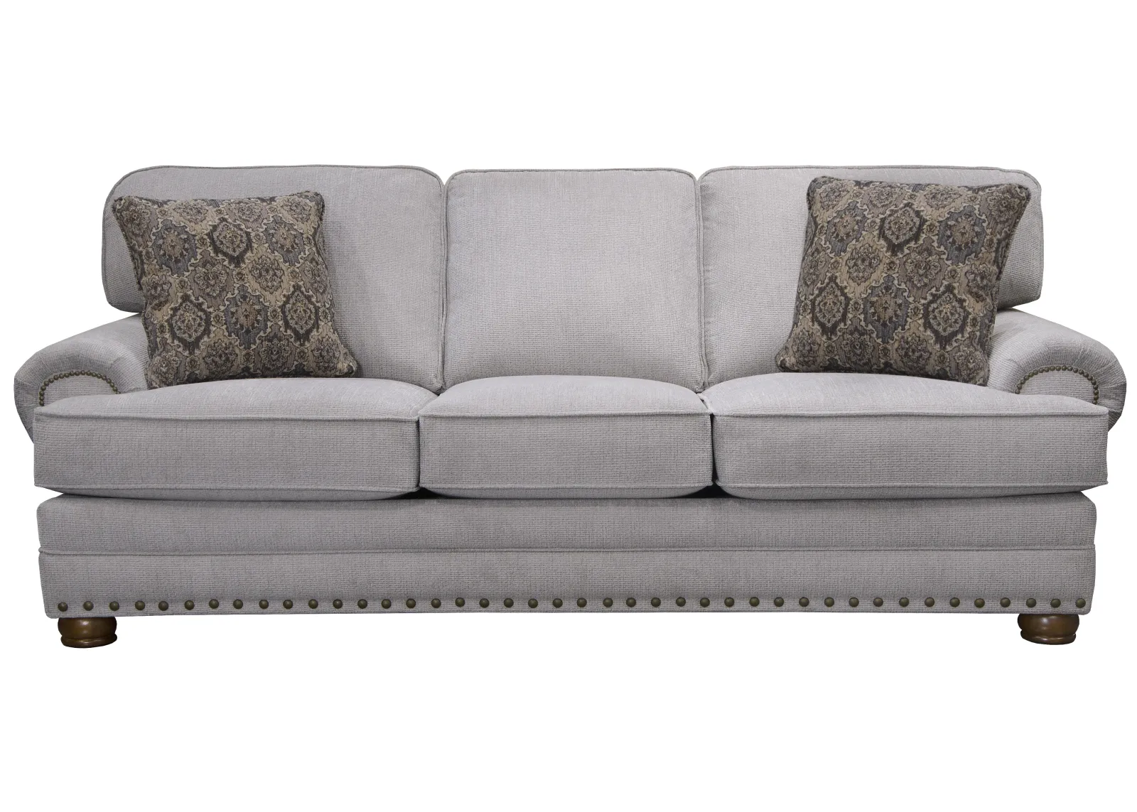 iAmerica Chenille Nailhead Trim Sofa