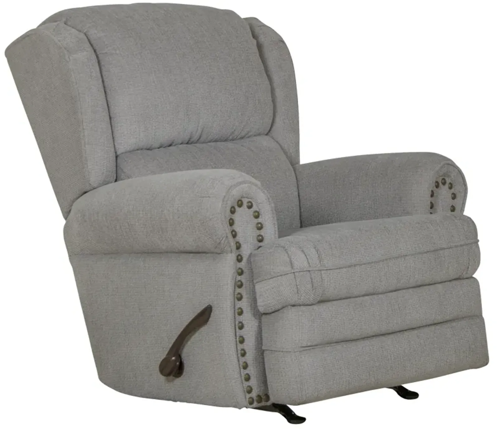 iAmerica Chenille Nailhead Trim Rocker Recliner