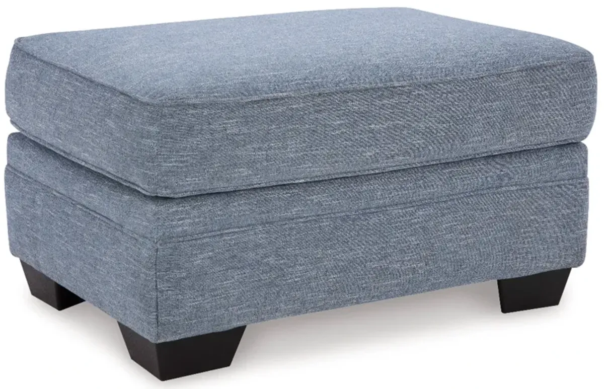 Benchcraft® Carissa Manor Denim Ottoman