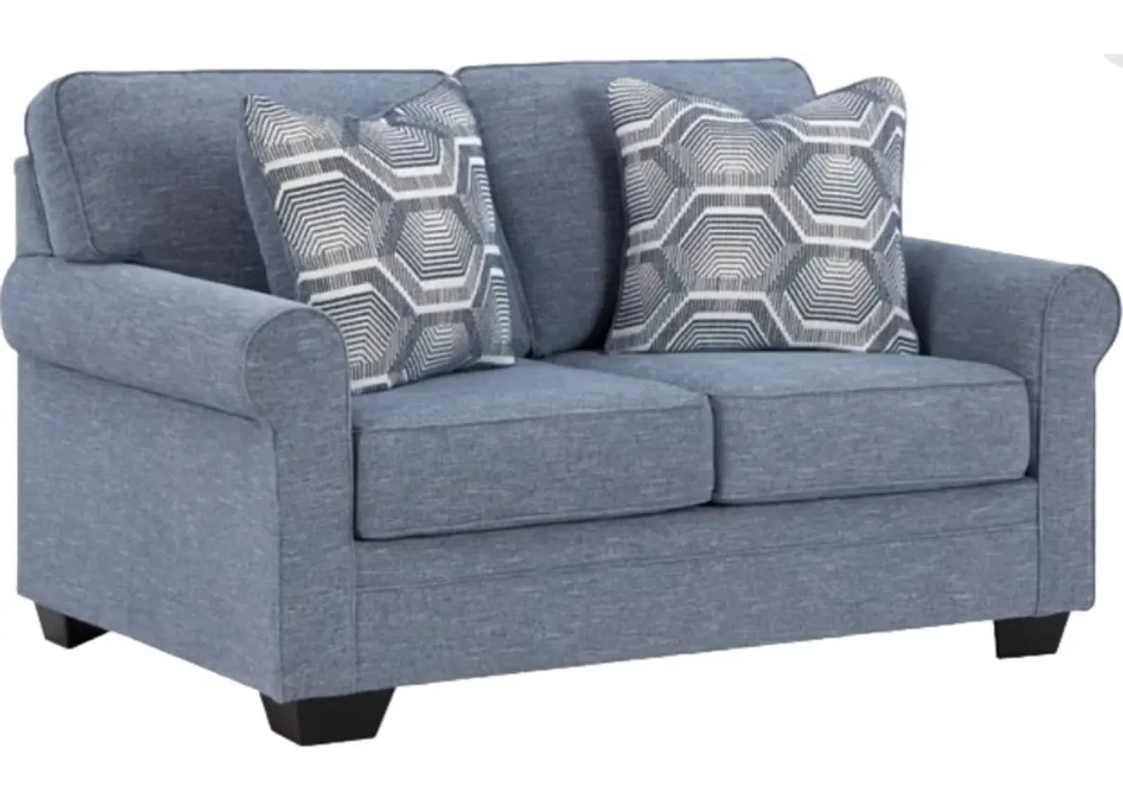 Benchcraft® Carissa Manor Denim Loveseat