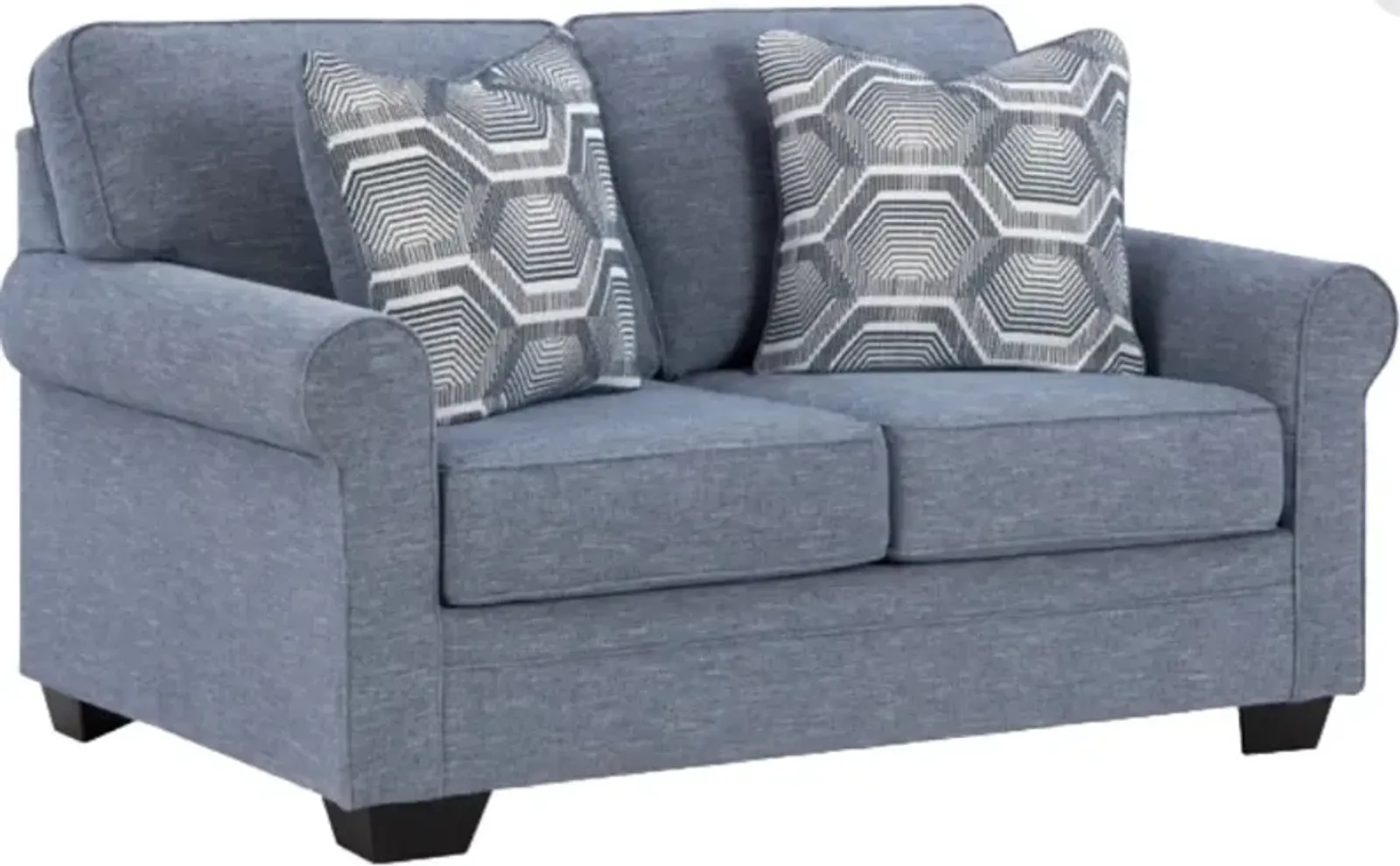 Benchcraft® Carissa Manor Denim Loveseat