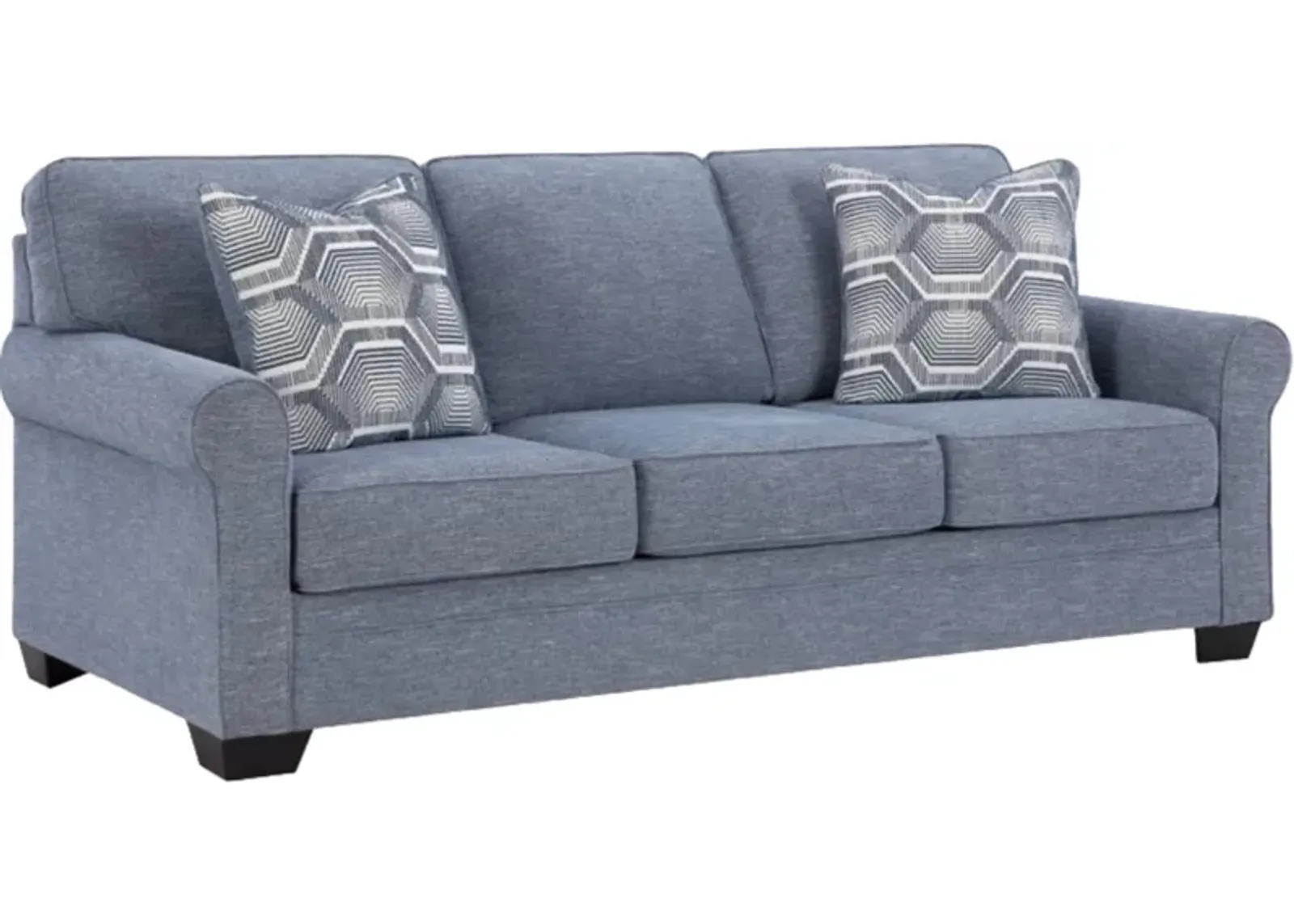 Benchcraft® Carissa Manor Denim Queen Sofa Sleeper