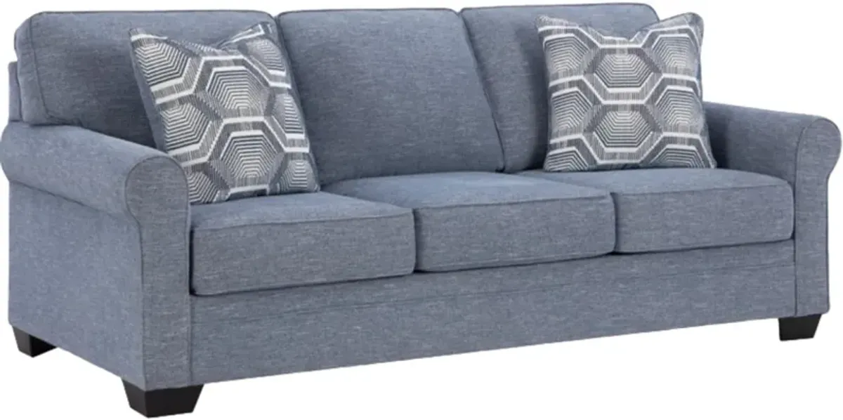 Benchcraft® Carissa Manor Denim Queen Sofa Sleeper