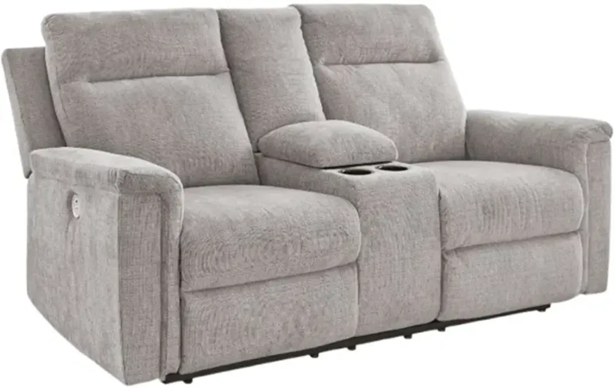 Signature Design by Ashley® Barnsana Ash Power Reclining Loveseat