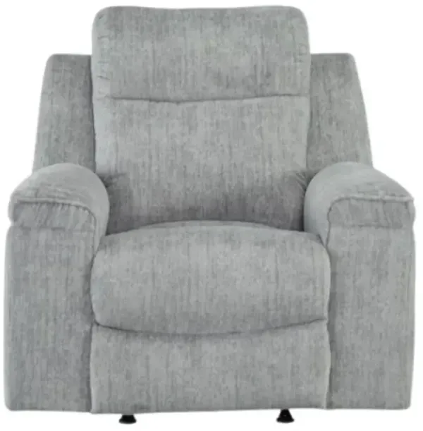 Benchcraft® Buntington Pewter Manual Rocker Recliner