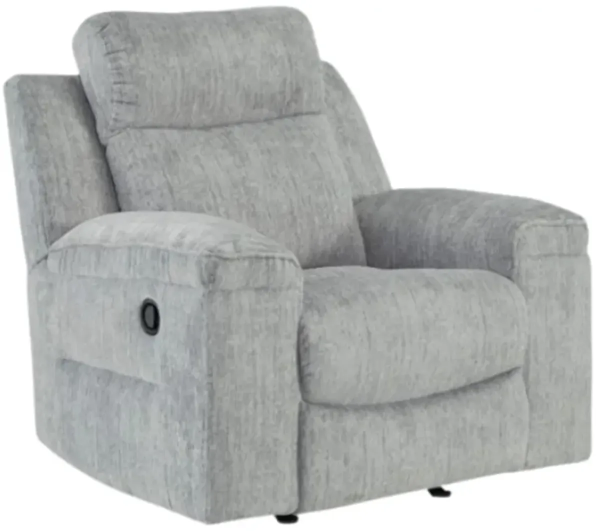 Benchcraft® Buntington Pewter Rocker Manual Recliner