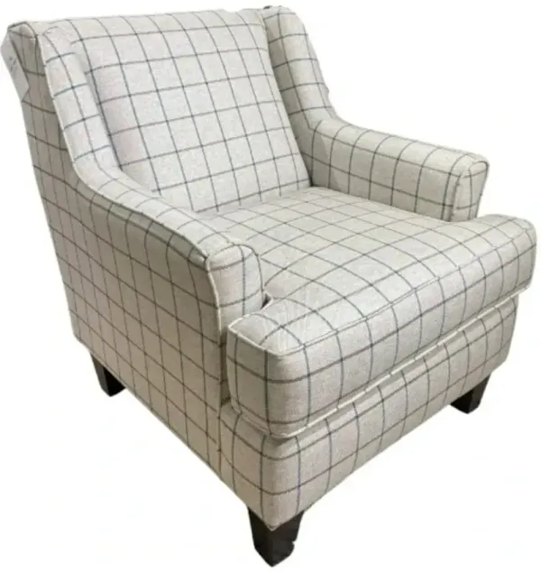 Fusion Furniture Laurent Beach Wishful Spa Gray Accent Chair