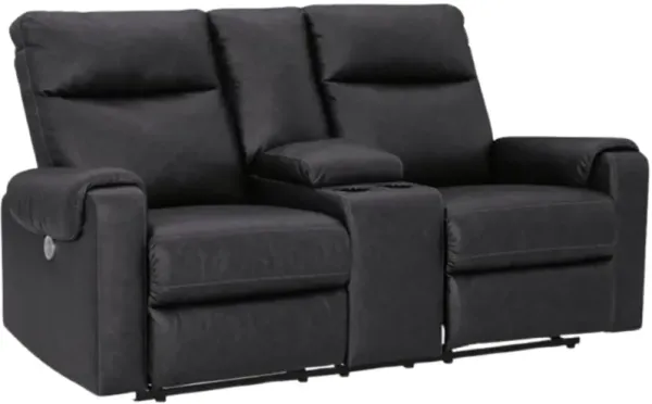 Signature Design by Ashley® Axtellton Carbon Power Reclining Loveseat
