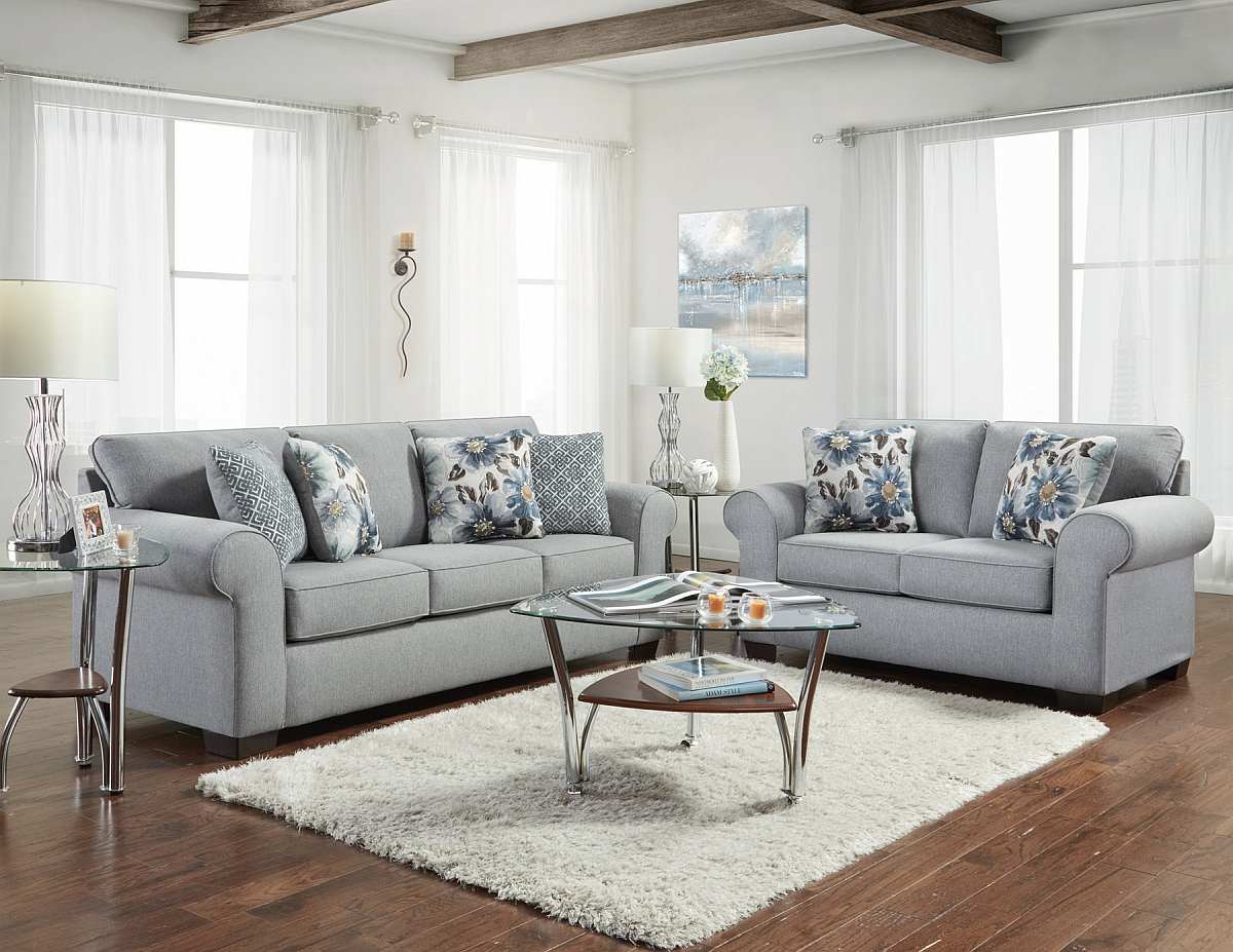 Affordable Furniture Dryden Steel Sofa