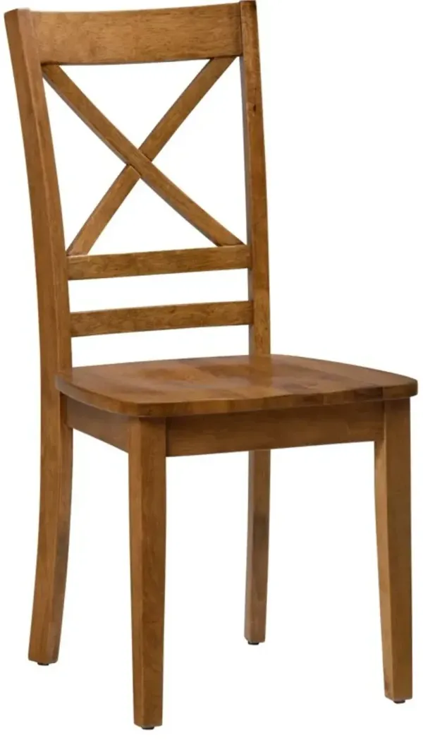 Jofran Inc. Simplicity Honey Side Chair