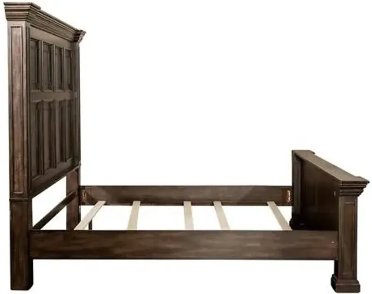 Liberty Furniture Big Valley Brownstone King Panel Bed