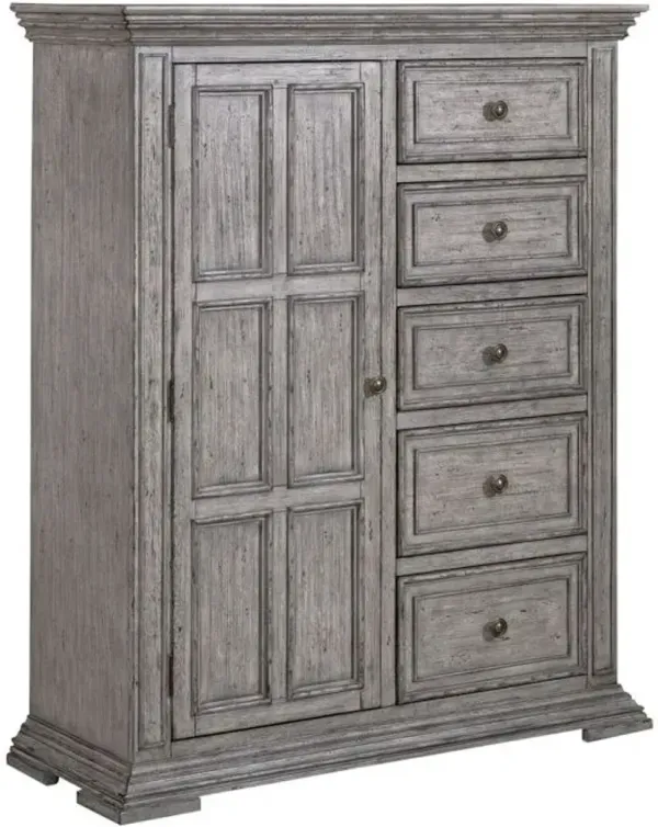 Liberty Furniture Big Valley Graystone Drawer Chest with Door