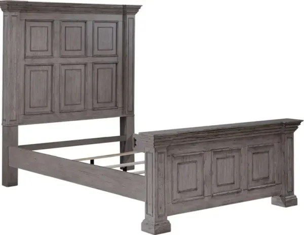Liberty Furniture Graystone Queen Panel Bed