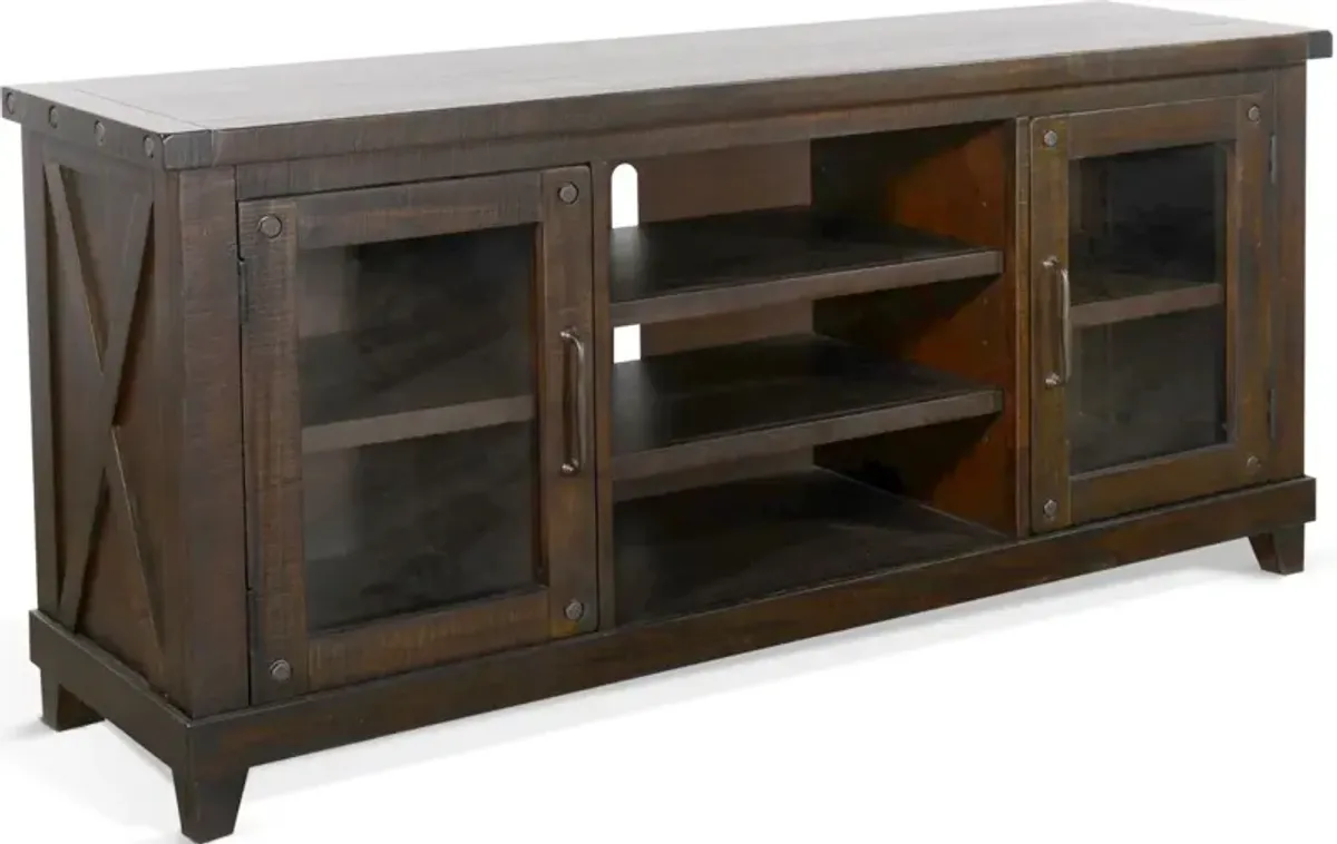 Sunny Designs Vivian Natural Brown 64" Media Console