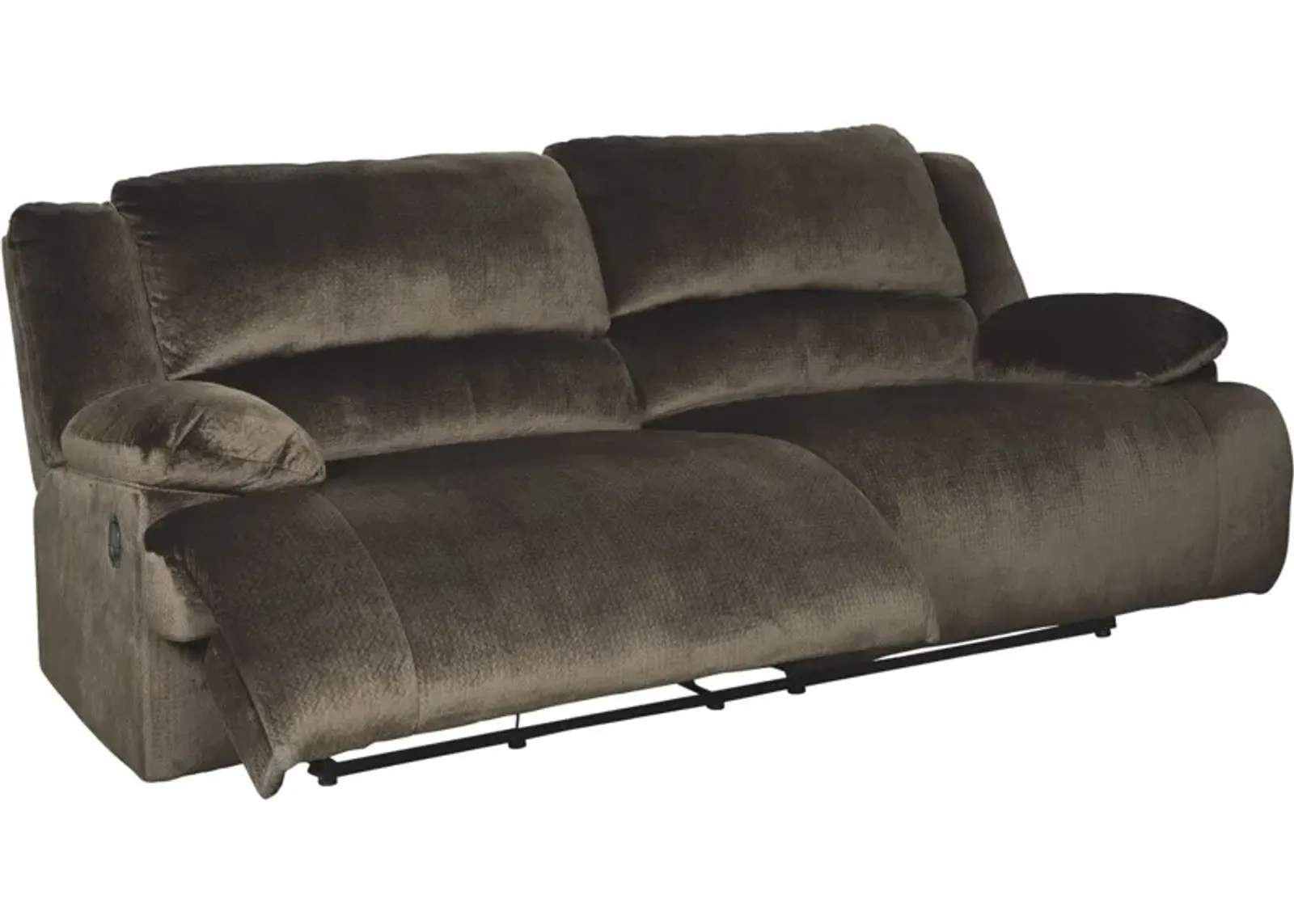 Signature Design by Ashley® Clonmel 3-Piece Chocolate Reclining Sectional with Armless Chair