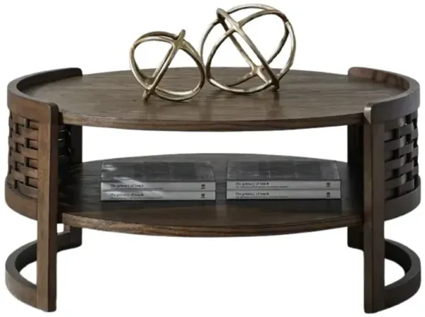 Liberty Furniture Warren Park Coffee Brown Cocktail Table