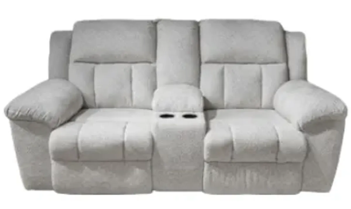 Signature Design by Ashley® Frohn Snow Manual Reclining Loveseat