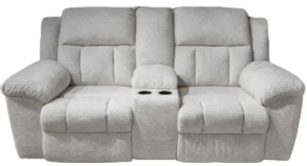 Signature Design by Ashley® Frohn Snow Manual Reclining Loveseat