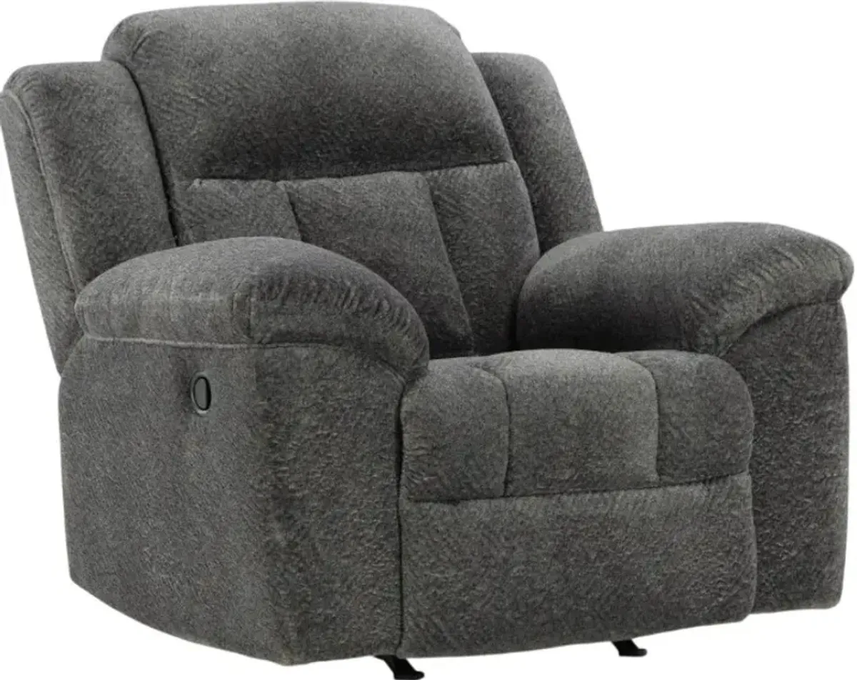 Signature Design by Ashley® Frohn Graphite Manual Rocker Recliner