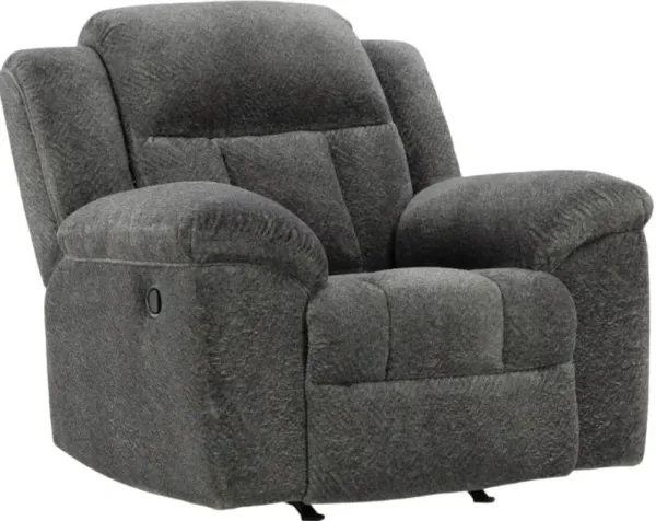 Signature Design by Ashley® Frohn Graphite Manual Rocker Recliner