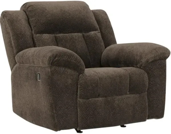 Signature Design by Ashley® Frohn Chocolate Manual Rocker Recliner