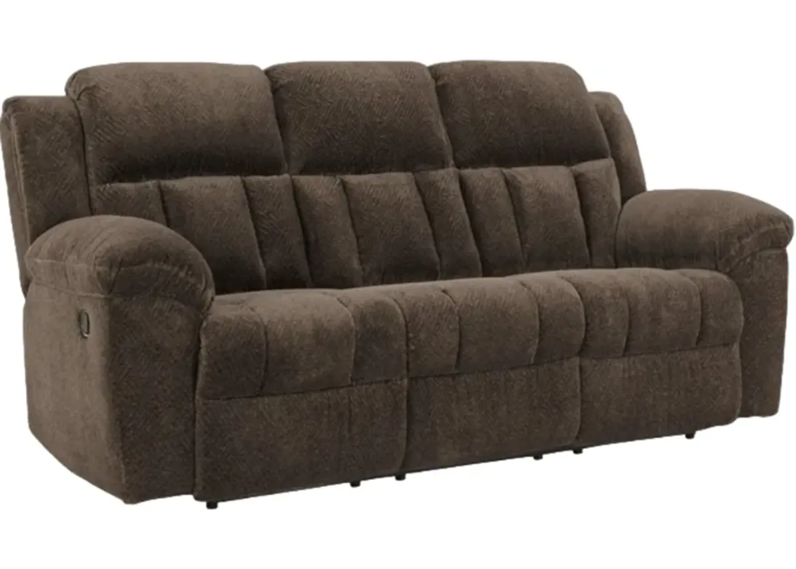 Signature Design by Ashley® Frohn Chocolate Reclining Sofa